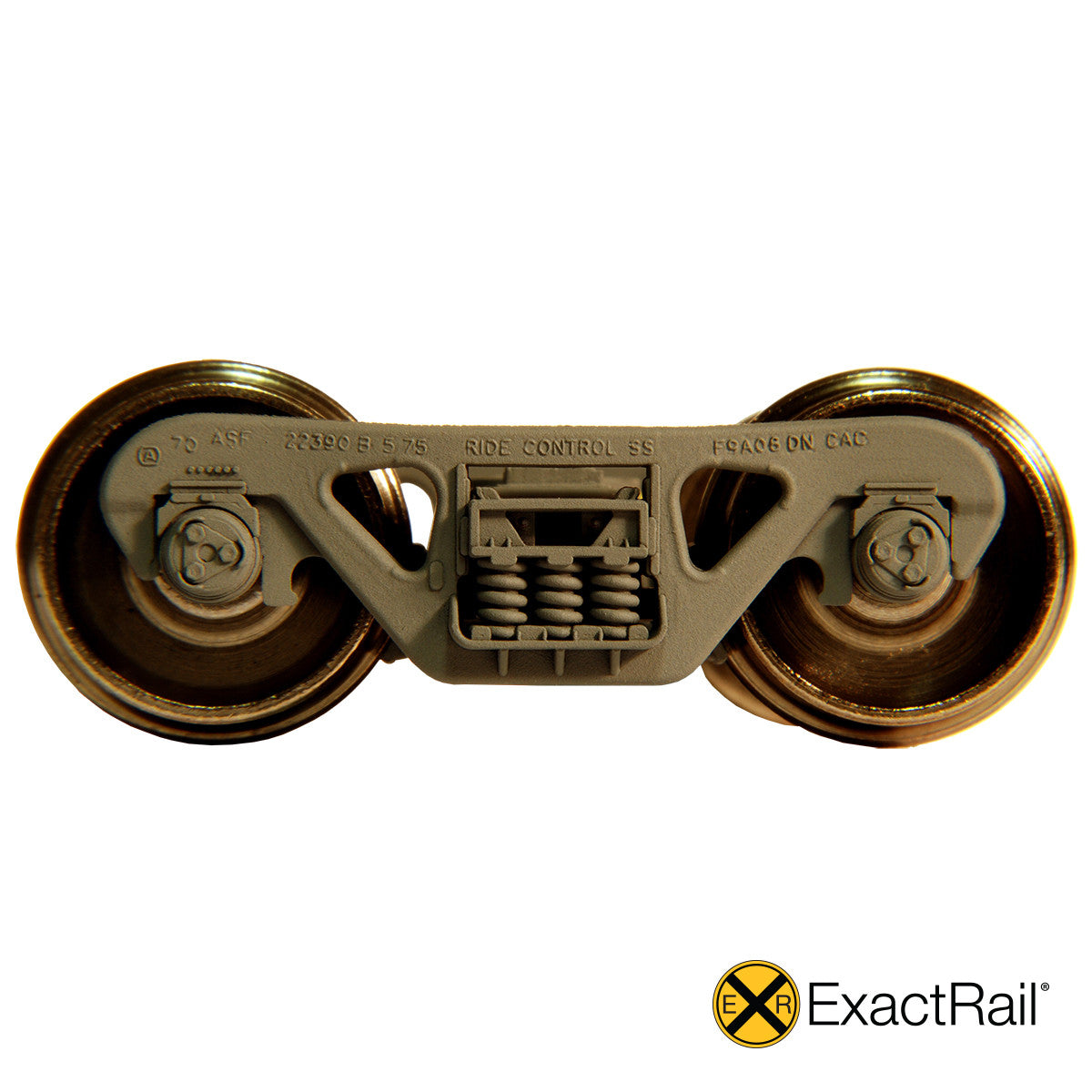 HO Scale: Trucks - 100 Ton ASF 'Ride Control' Trucks w/ Fine Scale .088 Metal Wheel Sets