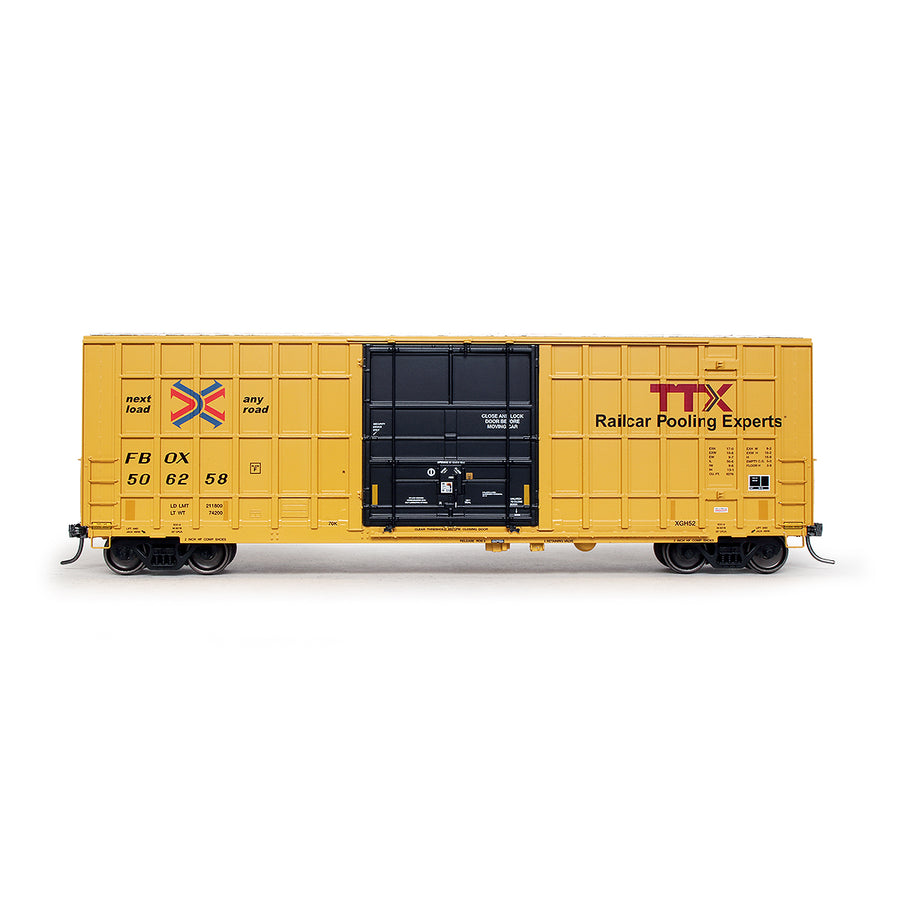 HO Scale: Trinity 6275 Boxcar - TTX/FBOX '2012 As-Delivered'