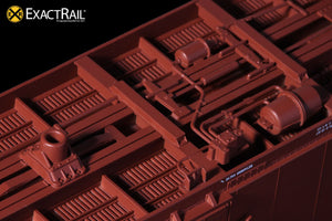 X - PC&F 6033 cu. ft. Hy-Cube Box Car : SSW - ExactRail Model Trains - 4