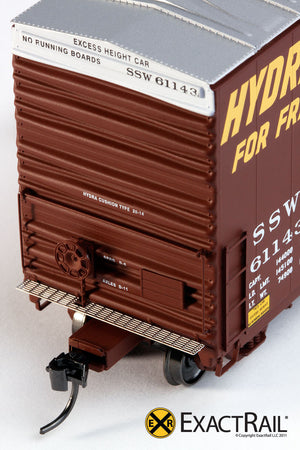 X - PC&F 6033 cu. ft. Hy-Cube Box Car : SSW - ExactRail Model Trains - 5