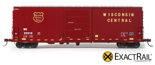 HO Scale: PC&F 6033 cu. ft. Hy-Cube Box Car - WC - ExactRail Model 