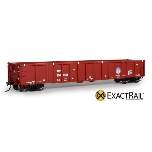 HO Scale: Thrall 2743 Gondola - UP - ExactRail Model Trains