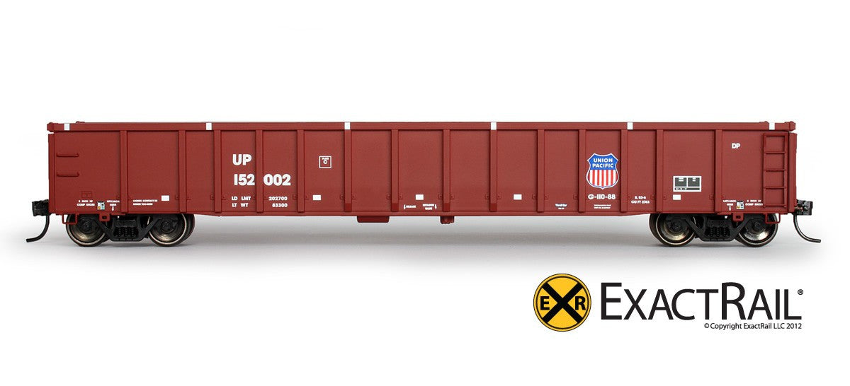 X - Thrall 2743 Gondola : UP - ExactRail Model Trains - 2