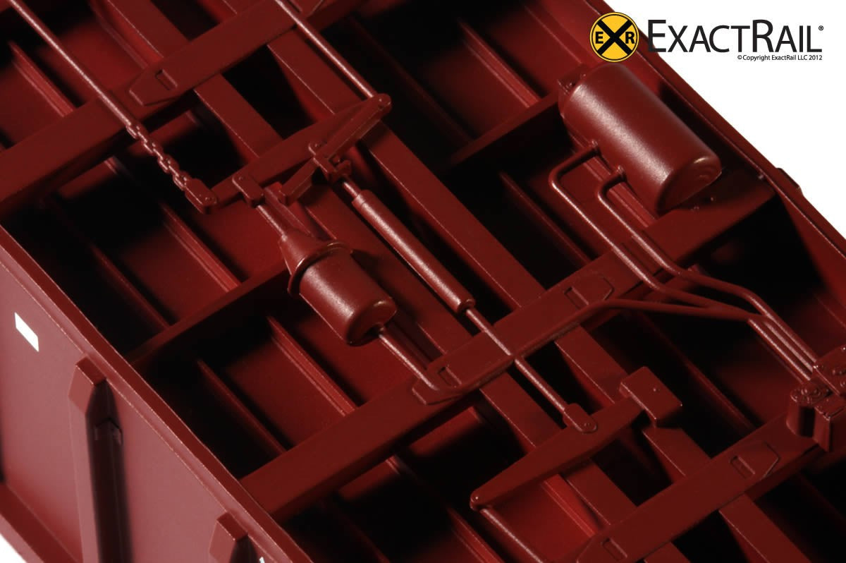 X - Thrall 2743 Gondola : UP - ExactRail Model Trains - 5