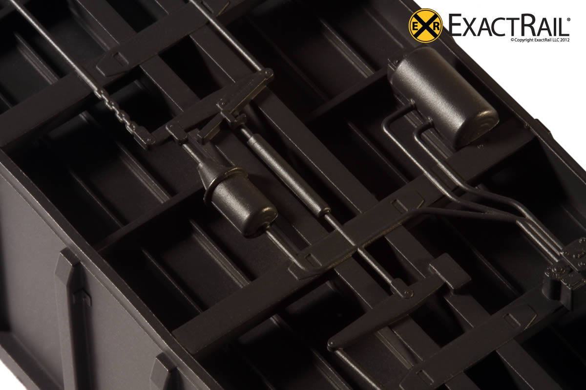 Thrall 2743 Gondola : UP/CTRN - ExactRail Model Trains - 3