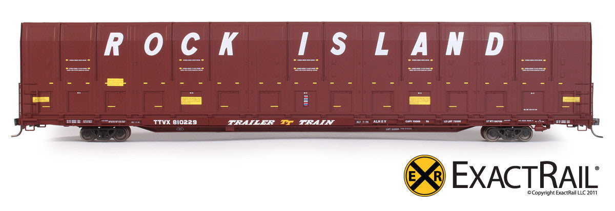 X - Vert-A-Pac Autorack : RI - ExactRail Model Trains - 2