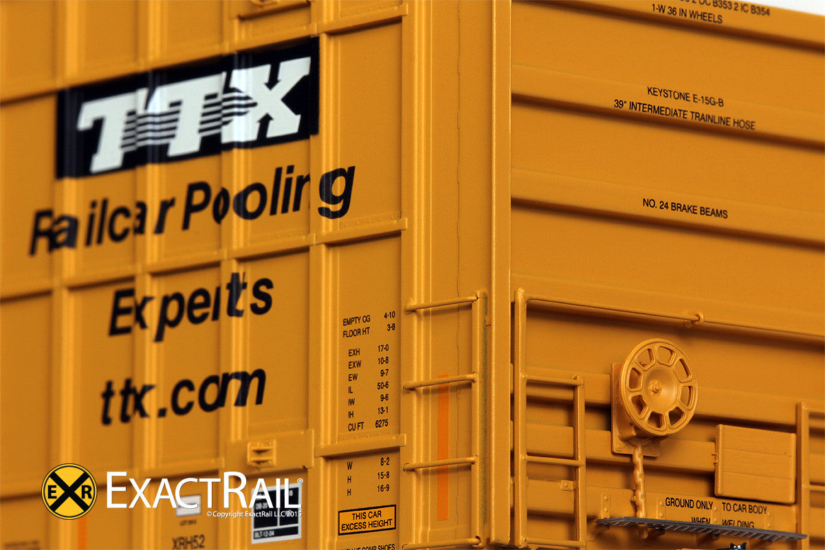 Trinity 6275 Plug Door Boxcar - FBOX 2004 'As Delivered' - ExactRail Model Trains - 3