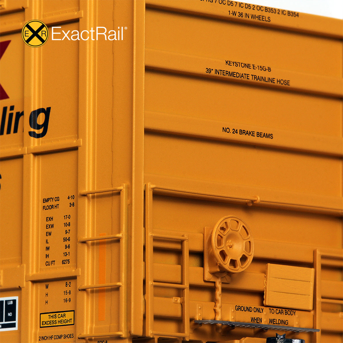 HO Scale: Trinity 6275 Plug Door Boxcar - #504634 'Forward Thinking' Repaint - FBOX