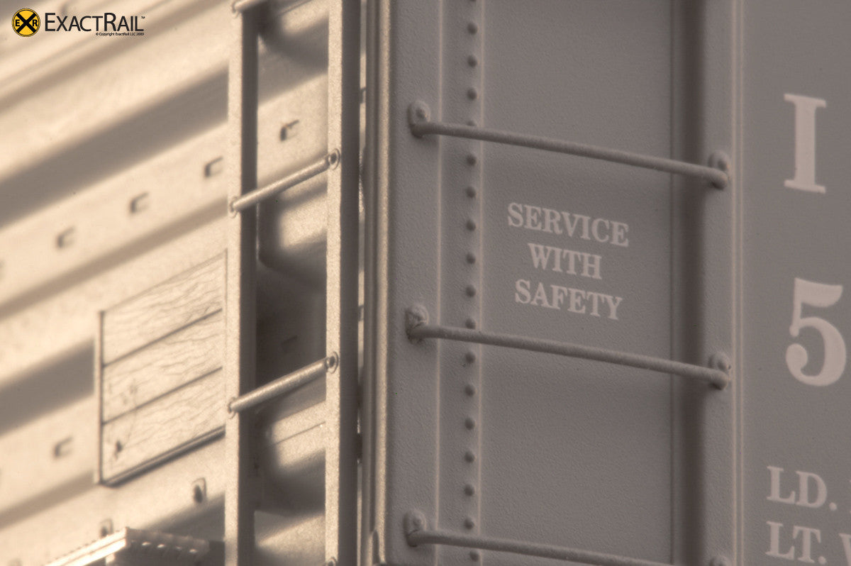 X - Evans 5277 Box Car : IC - ExactRail Model Trains - 4