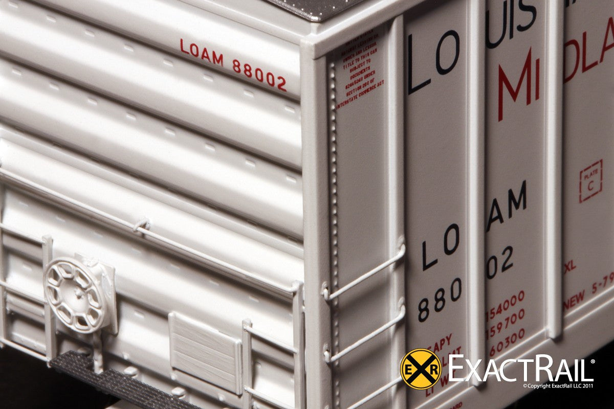 Evans-USRE 5277 Boxcar (Early) : LOAM - ExactRail Model Trains - 4