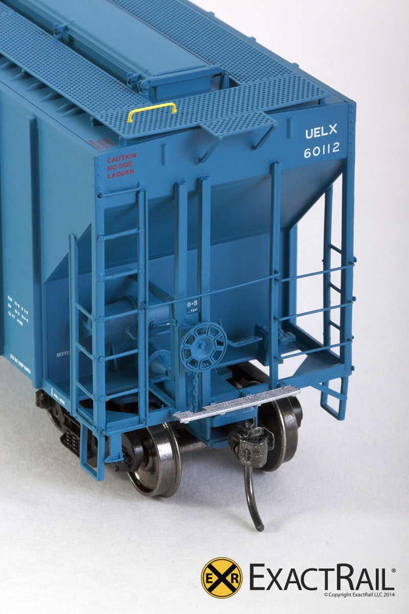 Evans 4780 Covered Hopper : ADM - Blue - ExactRail Model Trains - 5