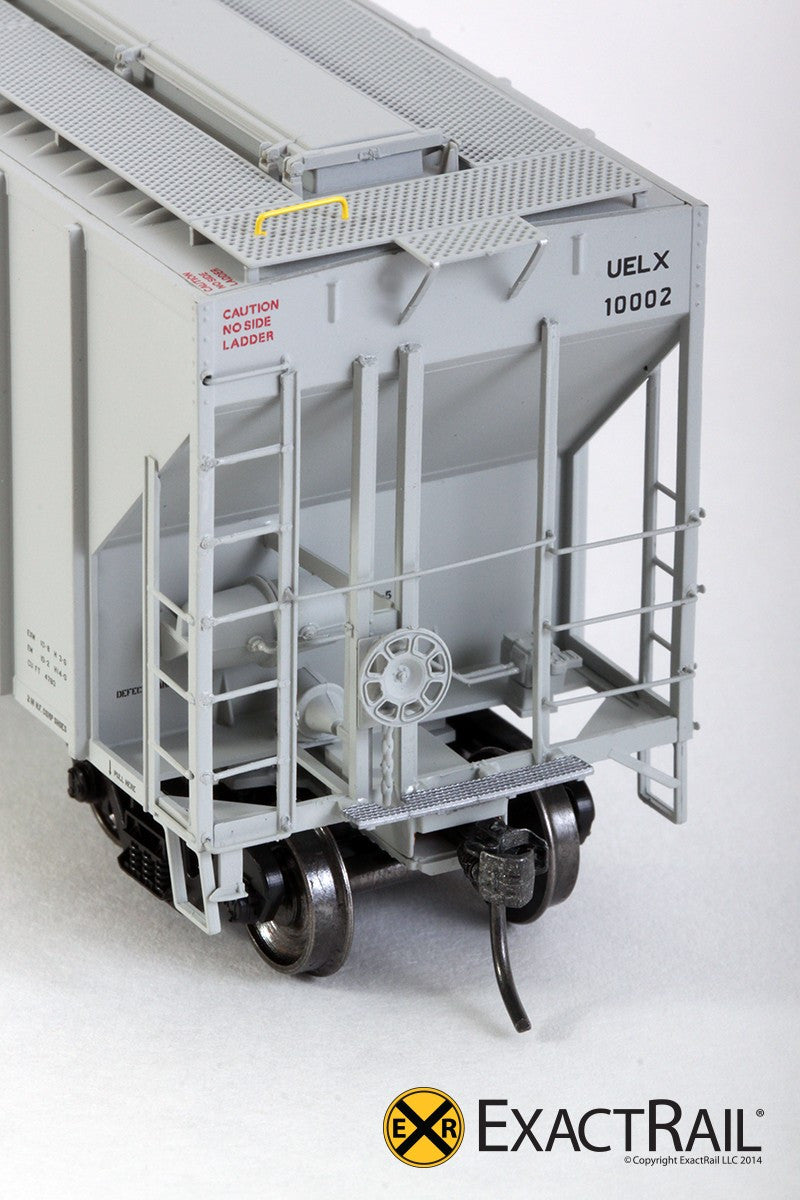 Evans 4780 Covered Hopper : ADM (Grey) - ExactRail Model Trains - 5