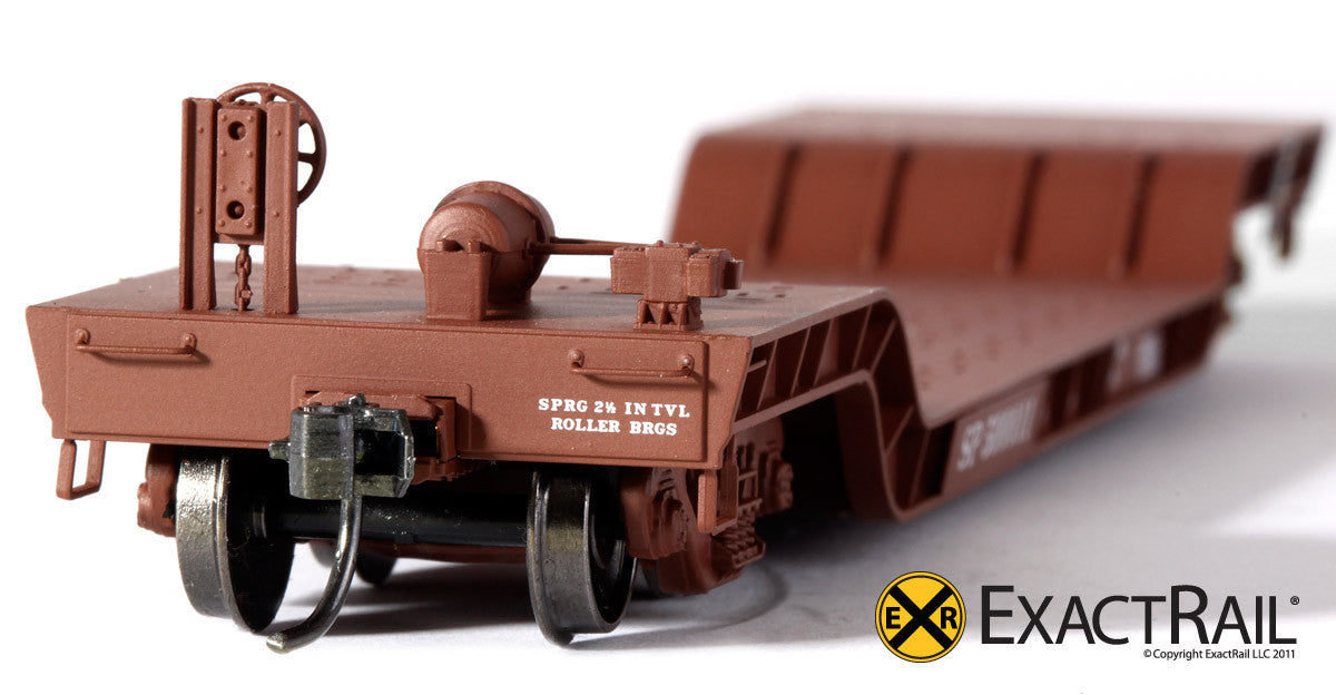 X - 48' Depressed Center Flat Car : SP - ExactRail Model Trains - 4