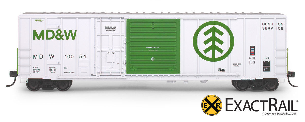 X - FMC 5277 Combo Door Box Car : MDW - ExactRail Model Trains - 2