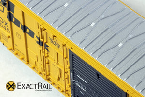 FMC 5277 "Combo Door" Boxcar : ABOX : As Delivered - 11 Panel Roof - ExactRail Model Trains - 4