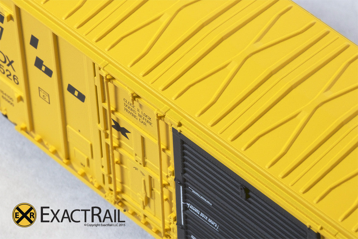 FMC 5277 "Combo Door" Boxcar : ABOX : Repaint Scheme - 9 Panel Roof - ExactRail Model Trains - 4