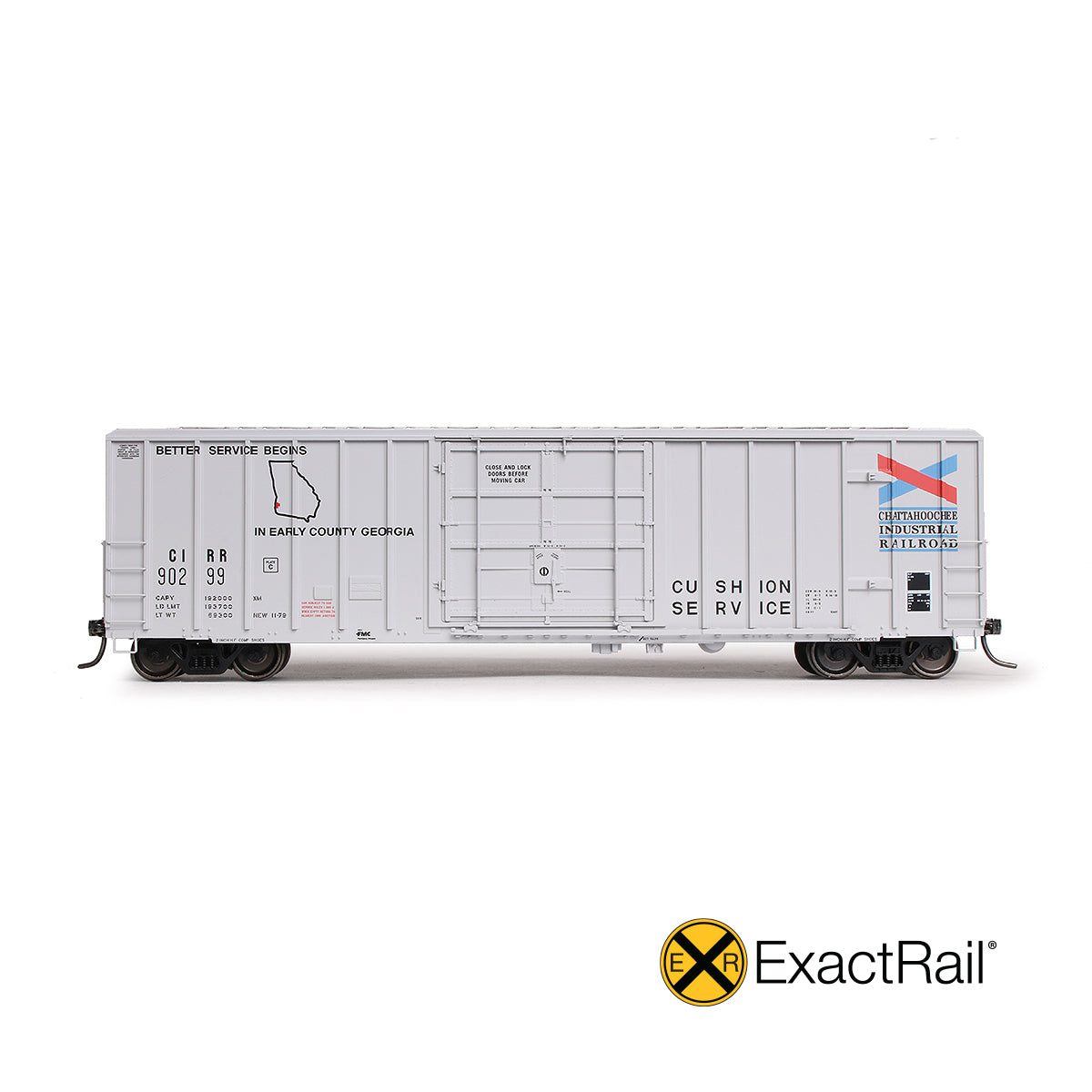 HO Scale: FMC 5327 12' Plug Door Boxcar - Chattahoochee '1979 - As-Delivered'