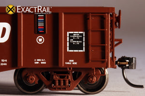 Thrall 2244 15-Panel Gondola - Heavy Top Chord : RI - ExactRail Model Trains - 6