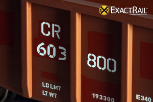 X - Thrall 2244 15-Panel Gondola - Heavy Top Chord : CR - ExactRail Model Trains - 4