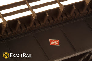 72' Deck Plate Girder Bridge: Wood Handrails : MILW - ExactRail Model Trains - 4
