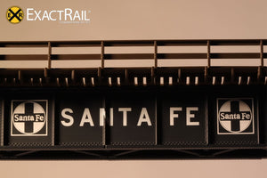 72' Deck Plate Girder Bridge, Wood Handrails : ATSF - ExactRail Model Trains - 4