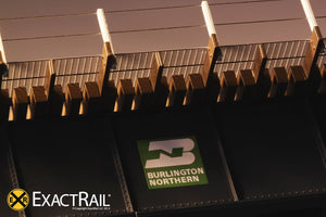 72' Deck Plate Girder Bridge, Cable Handrails : BN - ExactRail Model Trains - 4