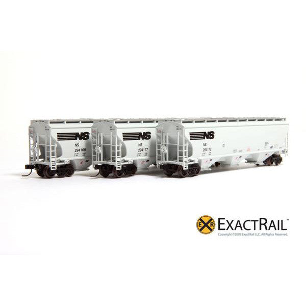 N Scale: Trinity 5161 Covered Hopper (3-Pack) - NS - ExactRail