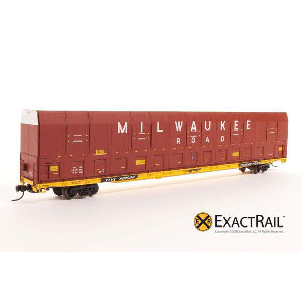 N Scale: Vert-A-Pac Autorack - MILW