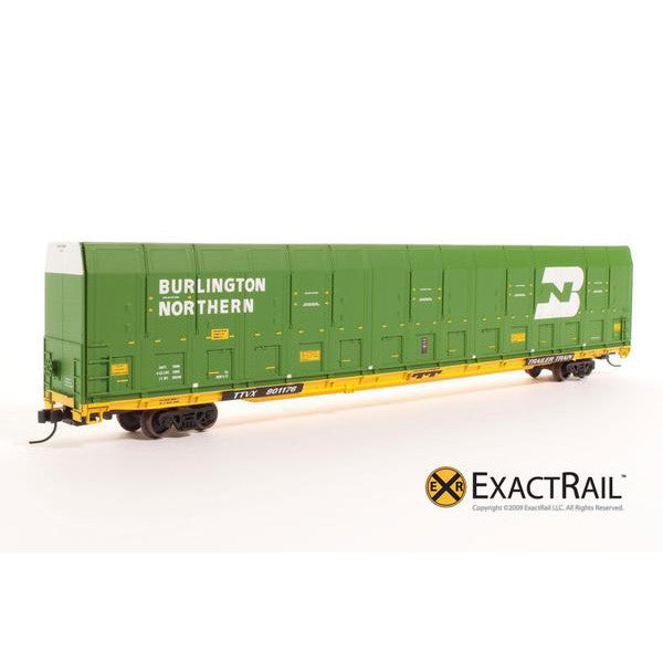 N Scale: Vert-A-Pac Autorack - BN - ExactRail Model Trains