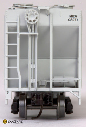 X - N - PS-2CD 4000 Covered Hopper : MILW - ExactRail Model Trains - 4