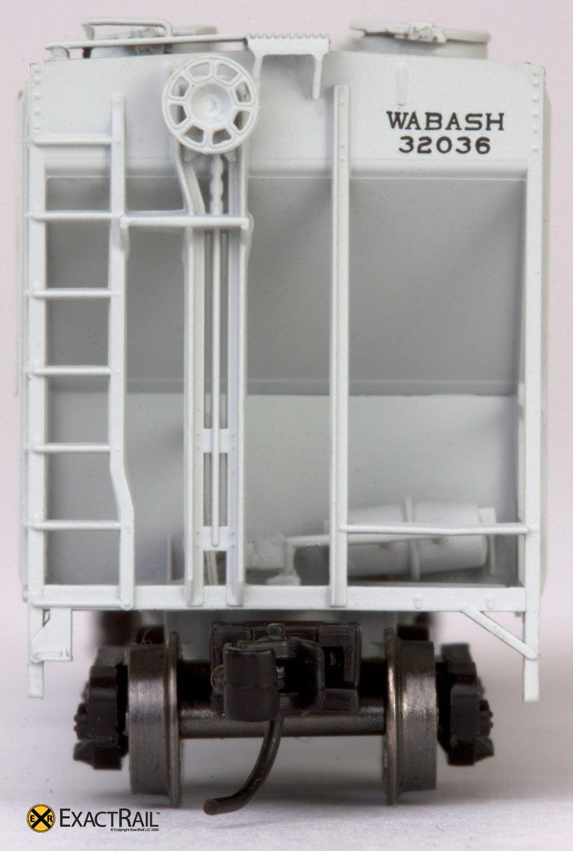 N - PS-2CD 4000 Covered Hopper : Wabash - ExactRail Model Trains - 6