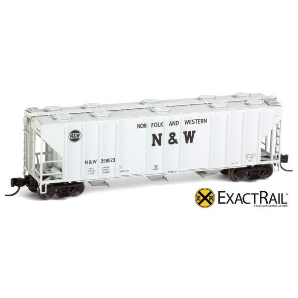 N Scale: PS-2CD 4000 Covered Hopper - Norfolk & Western