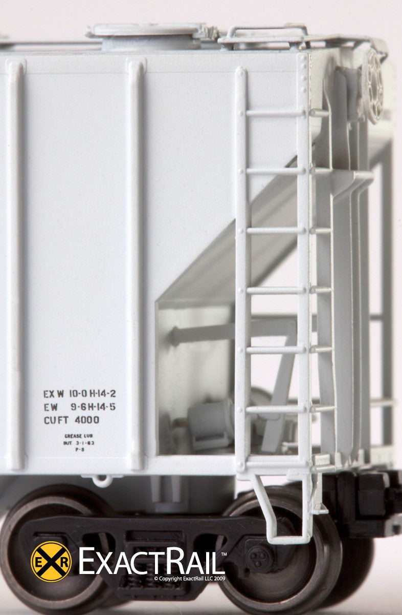 N - PS-2CD 4000 Covered Hopper : Norfolk & Western - ExactRail Model Trains - 6