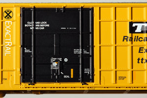 N - Trinity 6275 Plug Door Boxcar :  FBOX 2004 'As Delivered' - ExactRail Model Trains - 4