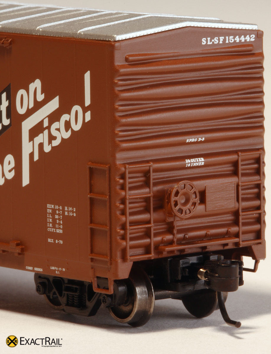 X - Gunderson 5200 Box Car : SLSF - ExactRail Model Trains - 5