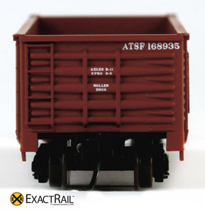 X - N - Gunderson 2420 Gondola : ATSF - ExactRail Model Trains - 2