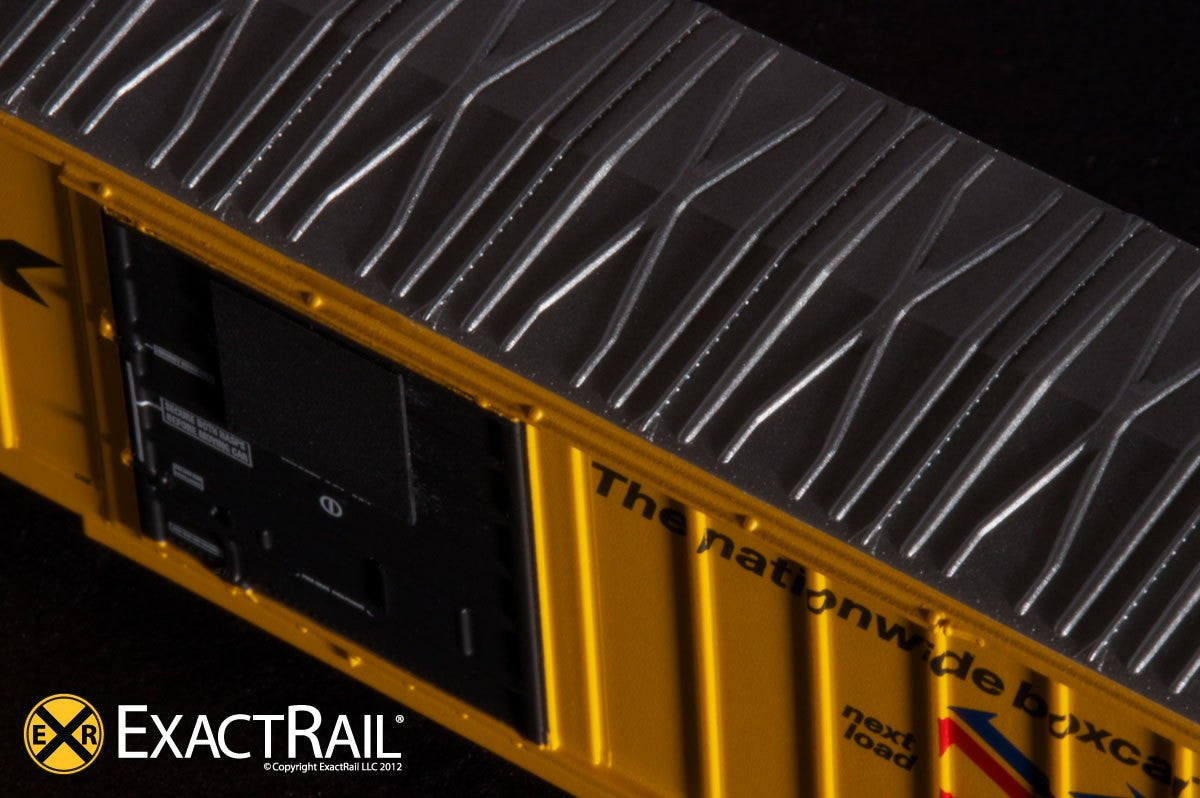 N - Evans-USRE 5277 Boxcar (Early) : RBOX - ExactRail Model Trains - 3