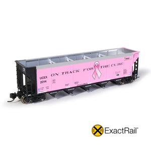 N Scale: Johnstown America AutoFlood II Hopper - UCEX 'On Track for the Cure'