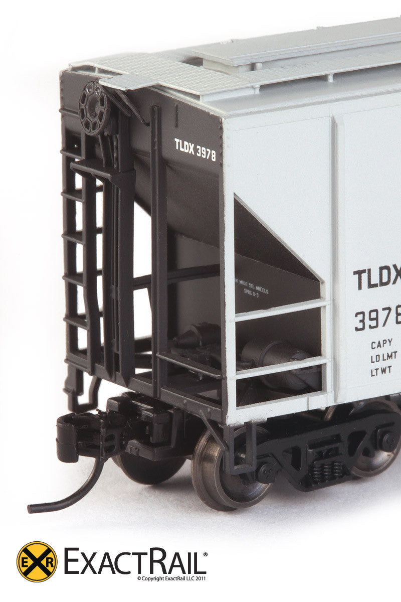 X - N - PS-2CD 4427 Covered Hopper : Pillsbury - ExactRail Model Trains - 2