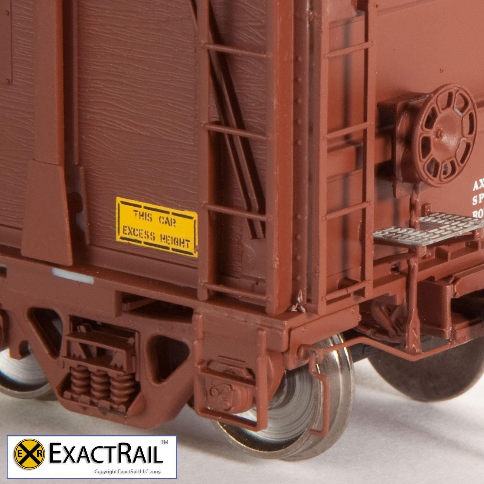 X - Gunderson 7466 Wood Chip Gondola : SP - ExactRail Model Trains - 6