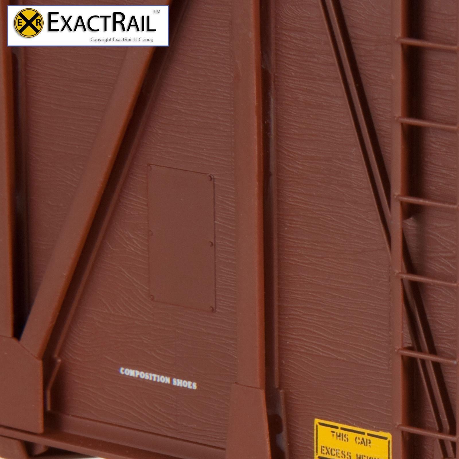 X - Gunderson 7466 Wood Chip Gondola : SP - ExactRail Model Trains - 10