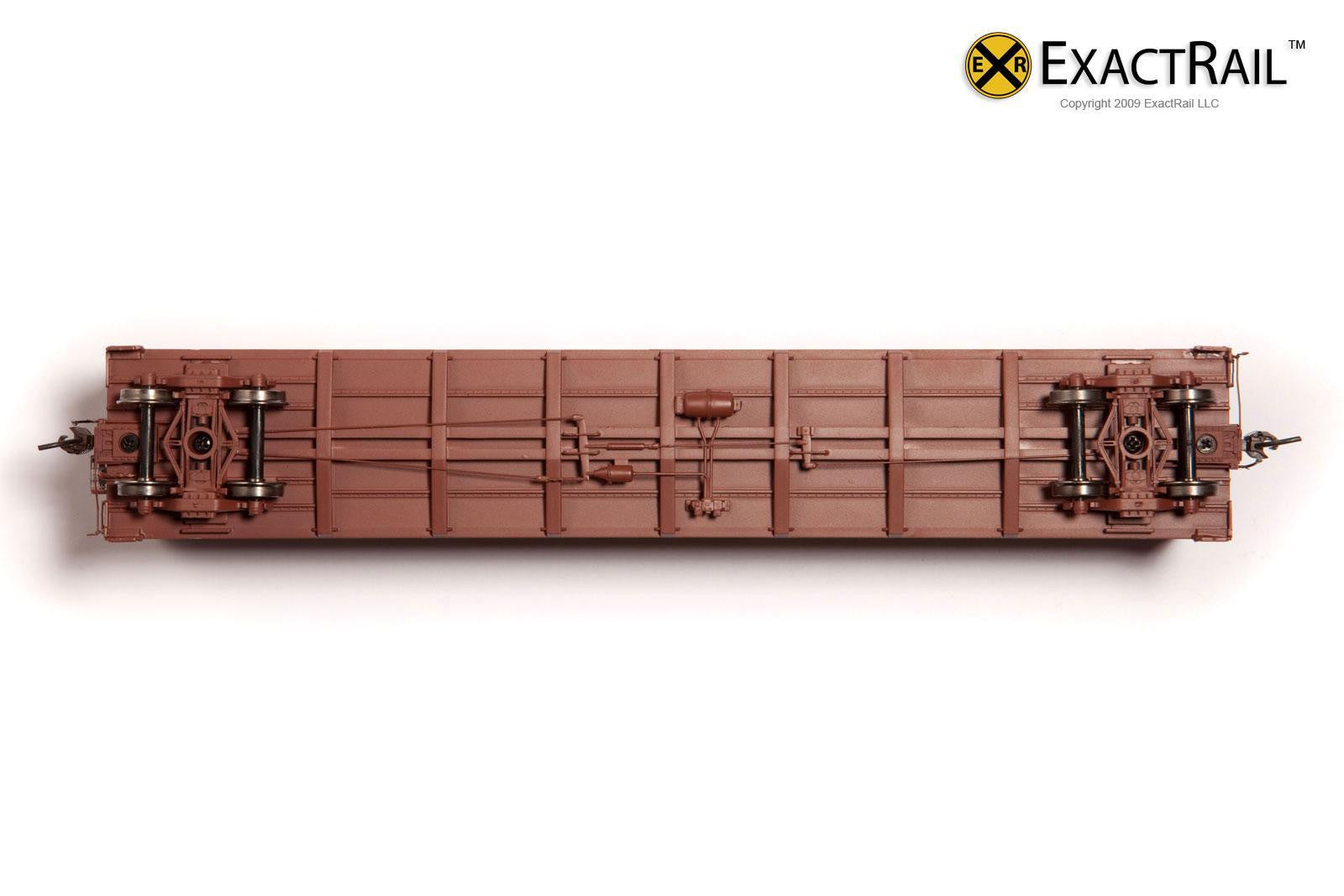 X - Gunderson 7466 Wood Chip Gondola : SP - ExactRail Model Trains - 5