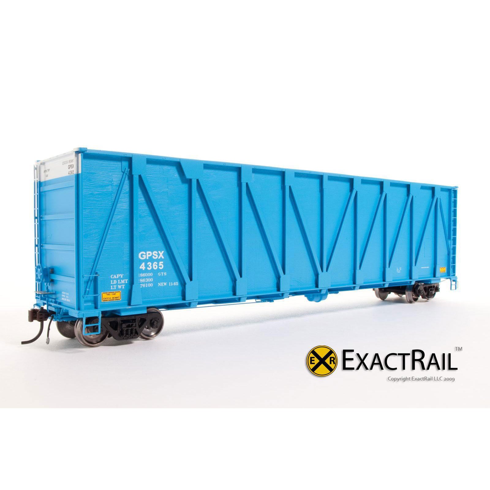 HO Scale: Gunderson 7466 Wood Chip Gondola - GPSX