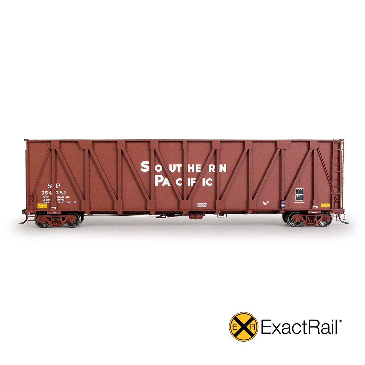 HO Scale: Gunderson 7466 Wood Chip Gondola - Southern Pacific '1976 Shop Date'