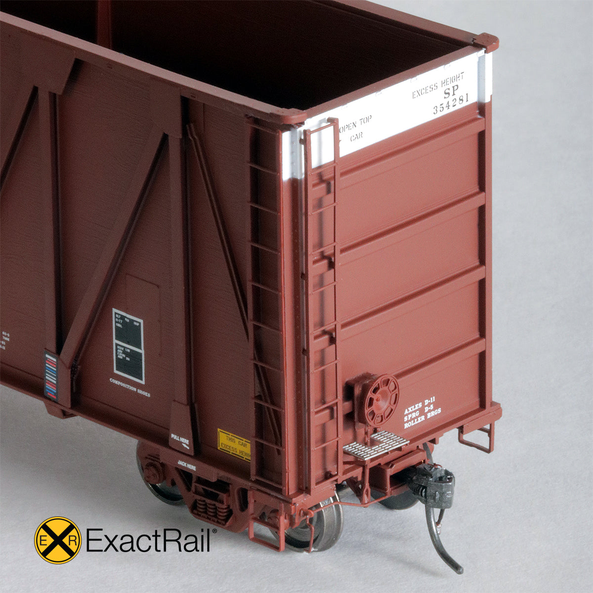 HO Scale: Gunderson 7466 Wood Chip Gondola - Southern Pacific '1976 Shop Date'