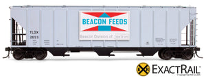 X - PS-2CD 4427 Covered Hopper : Beacon - ExactRail Model Trains - 5