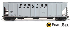PS-2CD 4427 Covered Hopper : SBGX - ExactRail Model Trains - 2