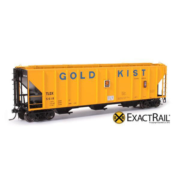 PS-2CD 4427 Covered Hopper HO | Gold Kist | ExactRail - ExactRail
