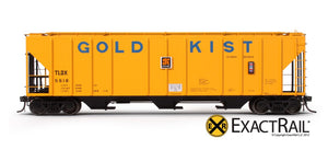 PS-2CD 4427 Covered Hopper : TLDX : Gold Kist - ExactRail Model Trains - 2
