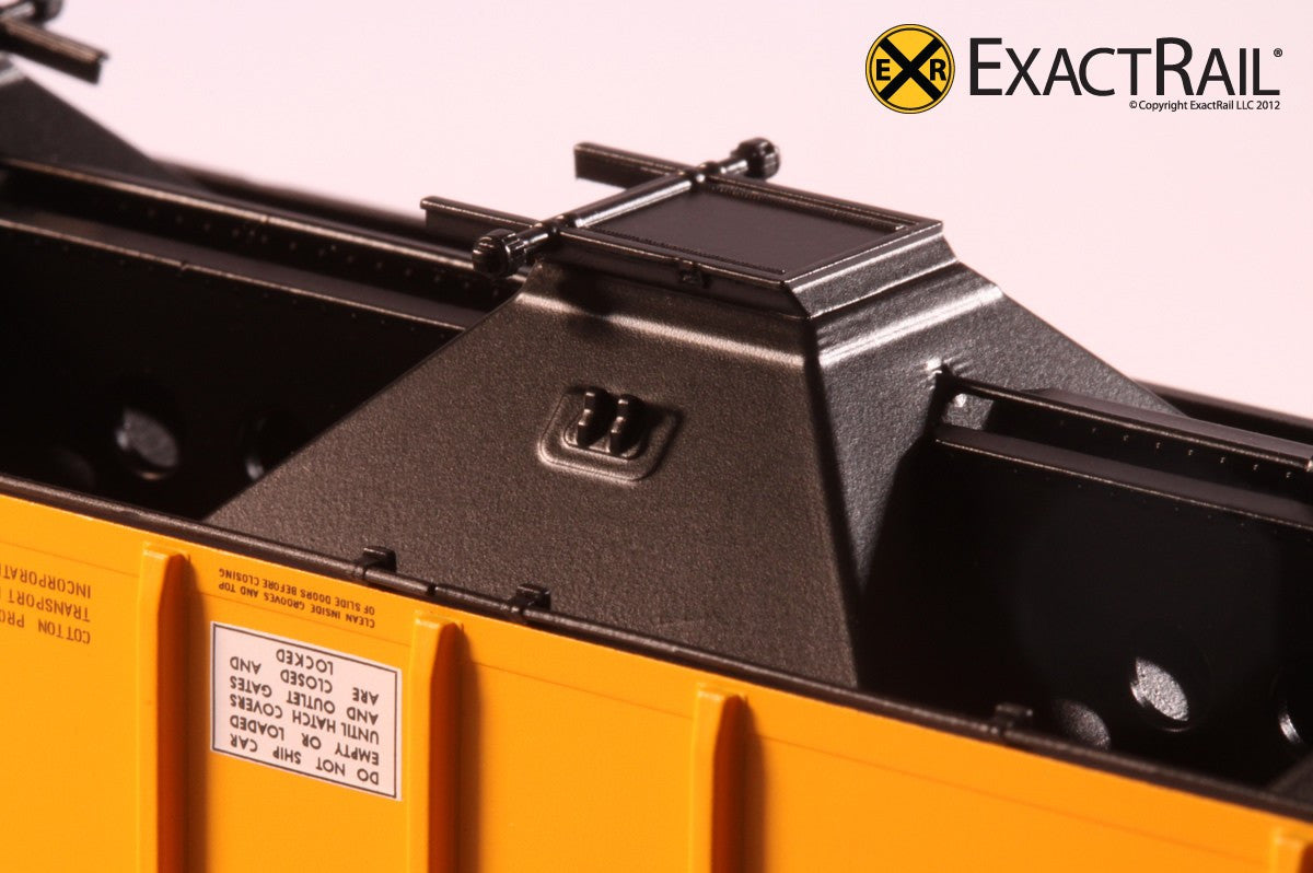 PS-2CD 4427 Covered Hopper : TLDX : Gold Kist - ExactRail Model Trains - 3